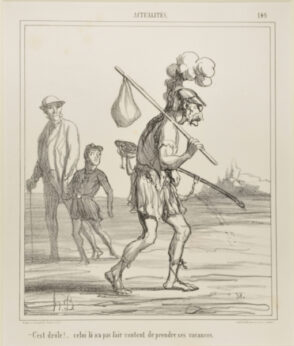 How curious, he doesn’t seem to be very happy taking his vacation