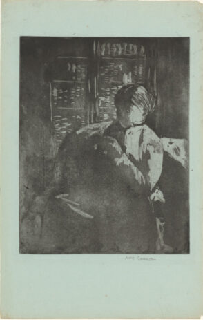 Knitting in the Library