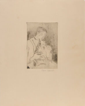 Mathilde Feeding a Dog (No.2)