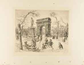 Sculpture in Washington Square