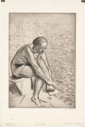 Girl Bathing