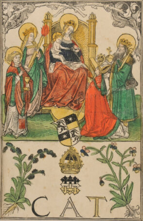 Madonna and Child with SS. Florence, Emerita and Lucius, with Heinrich von Howen, Bishop
