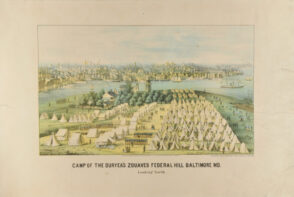 Camp of the Duryea’s Zouaves Federal Hill Baltimore, Md.