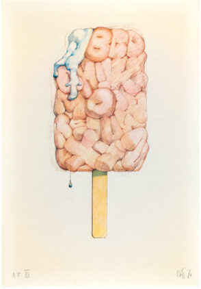 Alphabet in the form of a Good Humor Bar