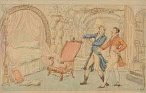 Interior Scene with Two Men