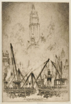 Caissons on Vesey Street