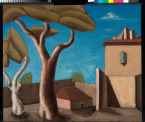 Landscape of Beaucaire, near Provence