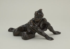 Woman Leaning on Her Hands