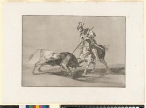 El Cid campeador lanceando otro toro (The Cid Campeador Spearing Another Bull)
