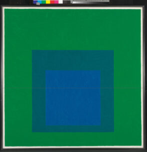 Homage to the Square: Blue Mirage