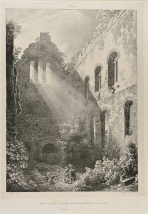 Enterieur de la Grande Salle du Chateau D’Harcourt, Lillebonne