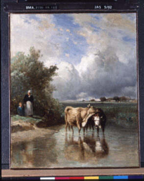 Landscape with Cattle and Figures