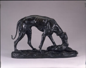 Greyhound Retrieving a Hare