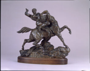 Theseus Struggling with the Centaur Bienor (sketch)