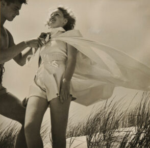 Fashion Picture: Woman in a Cafe. For Vogue Magazine.