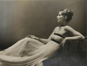 Woman in a Chiffon Dress