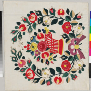 Floral Basket in Wreath