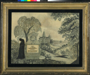 Print Work Mourning Embroidery Dedicated to Henry Hicks