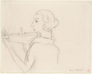 Woman Playing a Violin