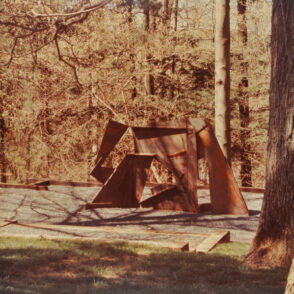 Caro, Untitled. Photograph taken in The Wurtzburger Sculpture Garden (original site, Timberlane)