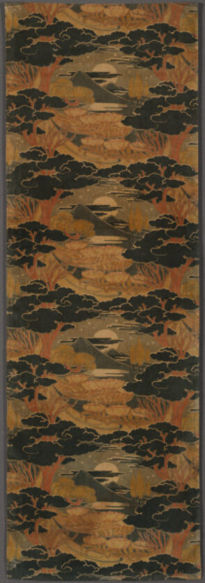 Evening Landscape with Mount Fuji