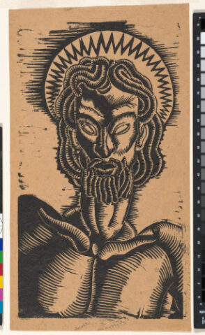 Male Figure with Halo