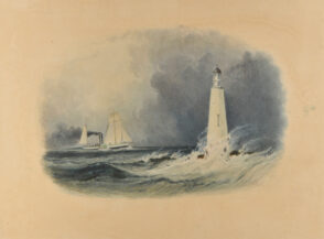 Cleveland Lighthouse on the Lake Erie