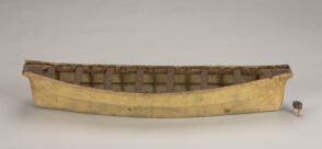 Model whale hunting boat (Umiak)