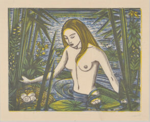 Hermaphroditus Looking at a Nest of Eggs