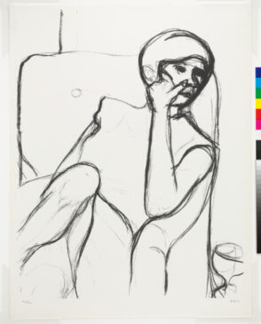 Seated Woman in Armchair