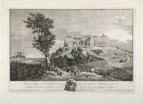 View of the Rock, and the Königstein Castle from the West