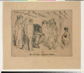 Title plate from the series “Douze eaux-fortes d’après nature (the French Set)”