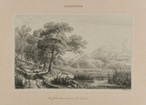 Vue prise aux environs de Subiaco