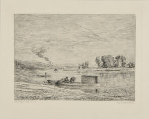 Le Bottin à Conflans (Le Paysagiste en bateau)