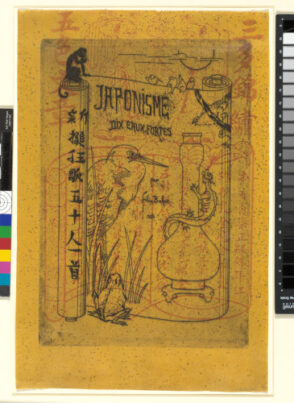 Title plate from the series “Japonisme: dix eaux-fortes”