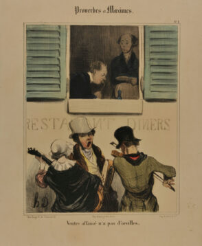 Ventre affamé n’a pas d’oreilles