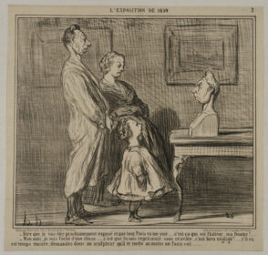 Dire que je vais être prochainement exposé et que tout Paris va me voir…..c’est ça qui est flatteur, ma femme!…..