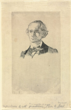 Charles Baudelaire, Full Face (version three)