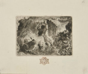 First vignette from the book “Jacques Cazotte, Le Diable amoureux (Paris: Quantin, 1878)”