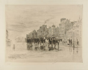 Winter Morning on the Quai de l’Hôtel-Dieu