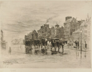 Winter Morning on the Quai de l’Hôtel-Dieu