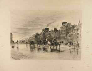 Une Matinée d’hiver au quai de l’Hôtel Dieu