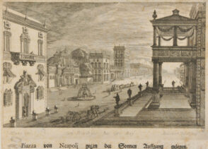 Piazza von Neapolj gegen der Sonnen Auffgang gelegen