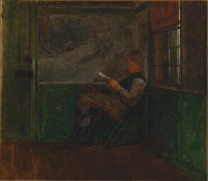 Young Man Reading