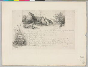 Plate 3 from the series “Daubigny, souvenirs et croquis”