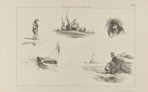 Plate 44 from the series “Croquis par divers artistes”