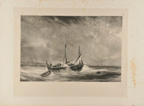 Barque de pêche en mer