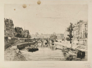 Vue Prise du Pont St. Michel