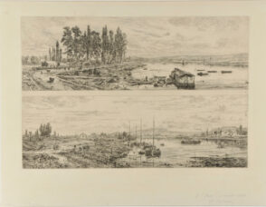 The Banks of the Seine at Bezons; The Banks of the Seine near Argenteuil