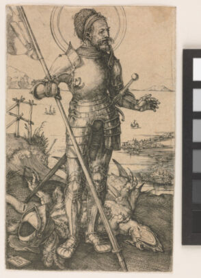 Saint George, Standing